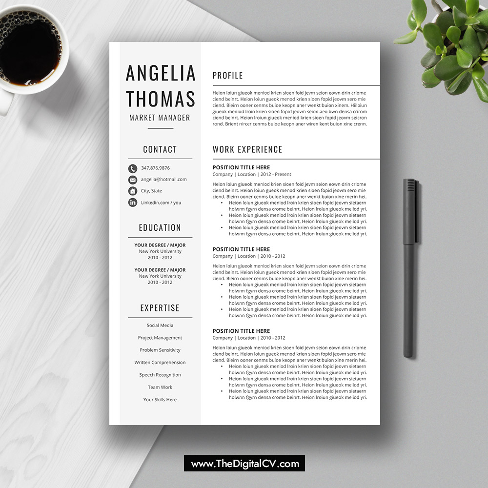 Ms Word Resume Template 2019