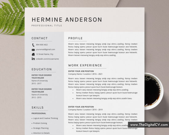 Professional Resume Templates to Help You Land Your Dream Job