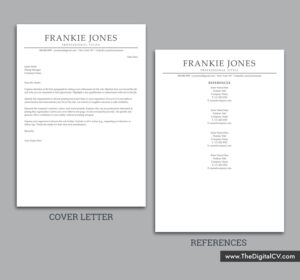 ATS-friendly resume template with professional and simple Layout