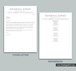 ATS-friendly resume template with professional and simple Layout