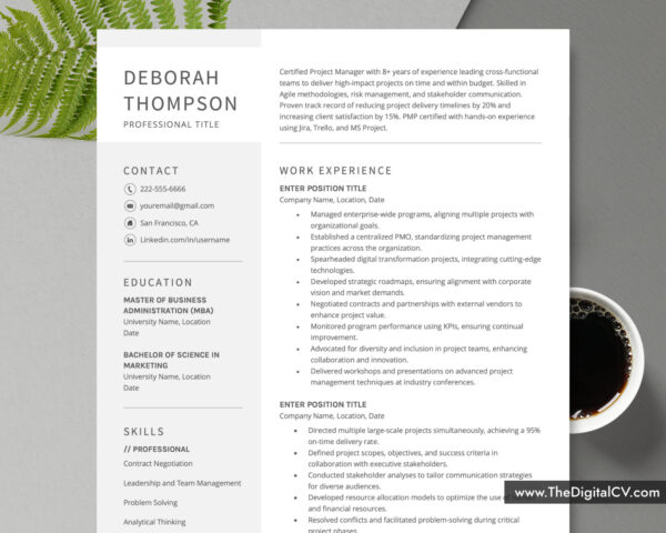 Resume Template for MS Word