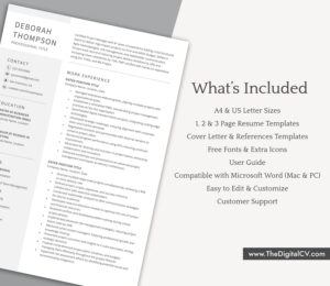 Resume Template for MS Word