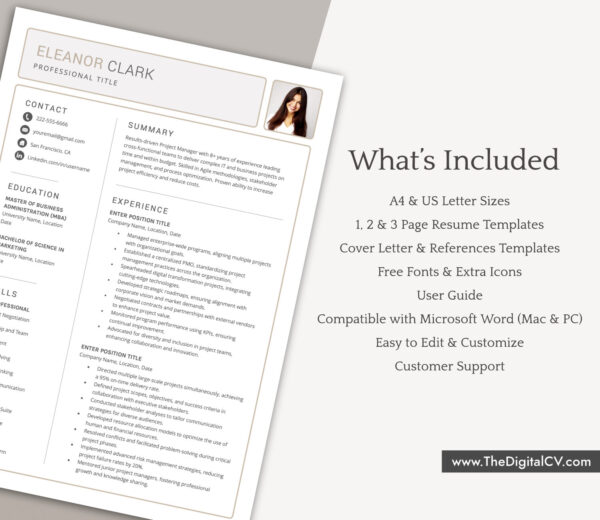 Resume Template for MS Word