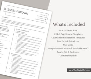 Resume Template for MS Word