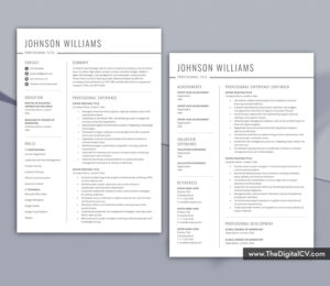 Resume Template for MS Word