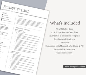 Resume Template for MS Word