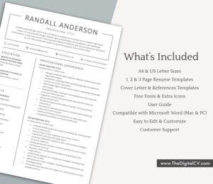 Resume Template for MS Word