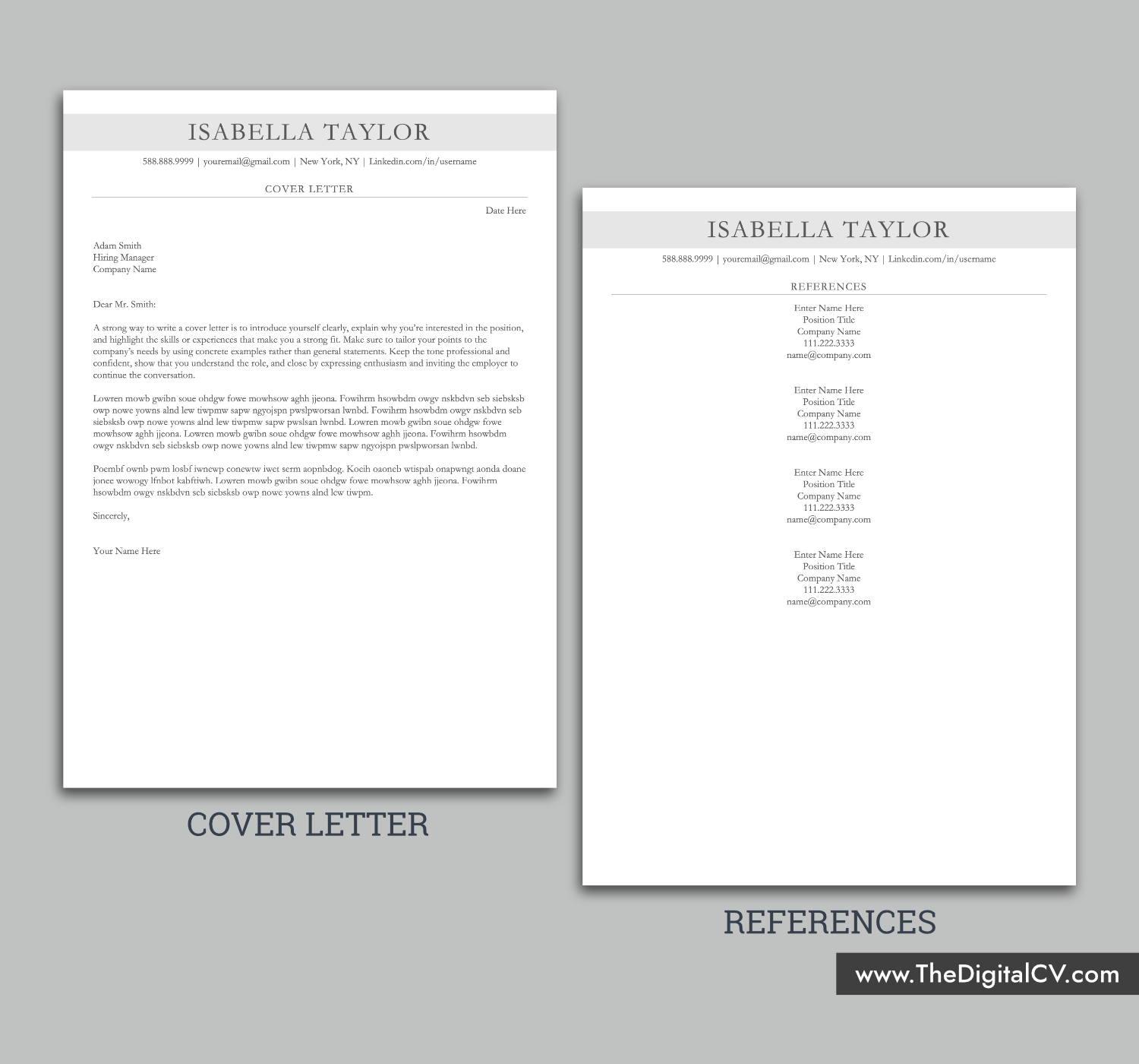 professional and simple ATS-Friendly resume template ATS-friendly resume template with professional and simple Layout